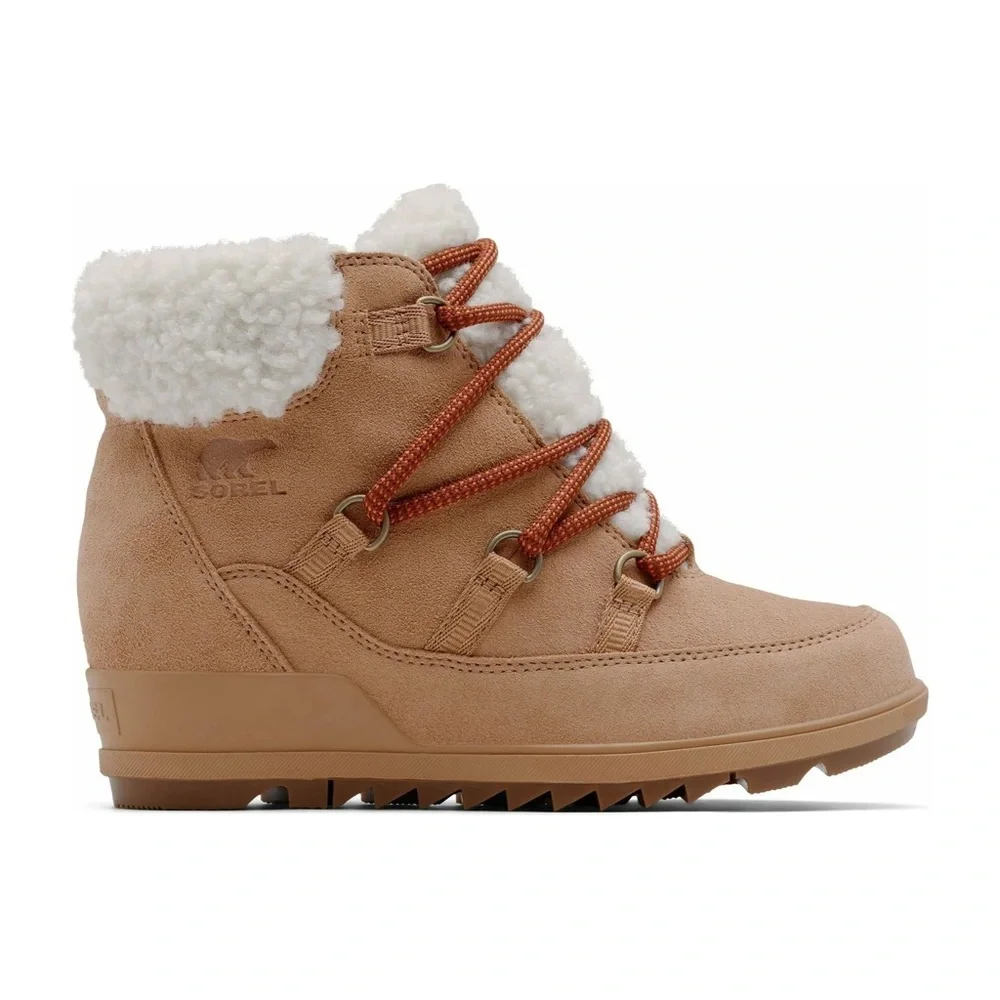 Sorel Women's Evie Lace Up Waterproof Wedge Bootie - Picture 4 of 10